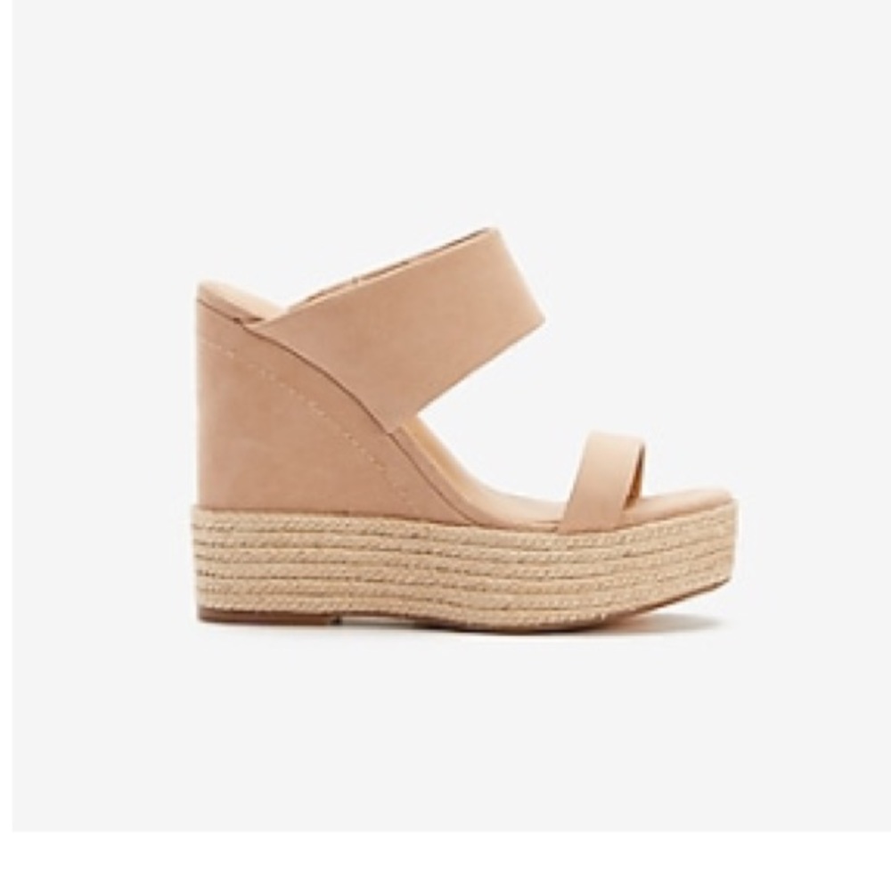 Double Strap Platform Wedges